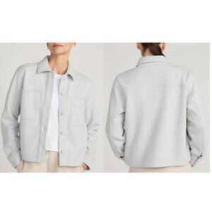 Mondetta On-The-Go Cropped Jacket Women's M Grey GRS Recycled Poly Relaxed Fit